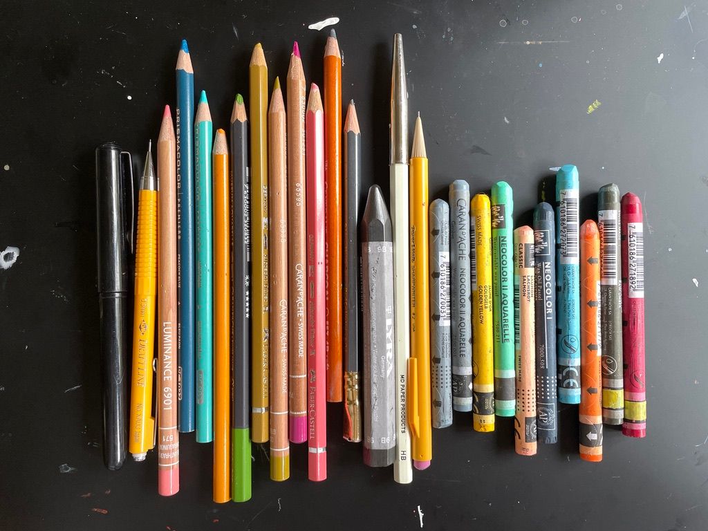 How to Draw With Colored Pencils and Markers (Together!)