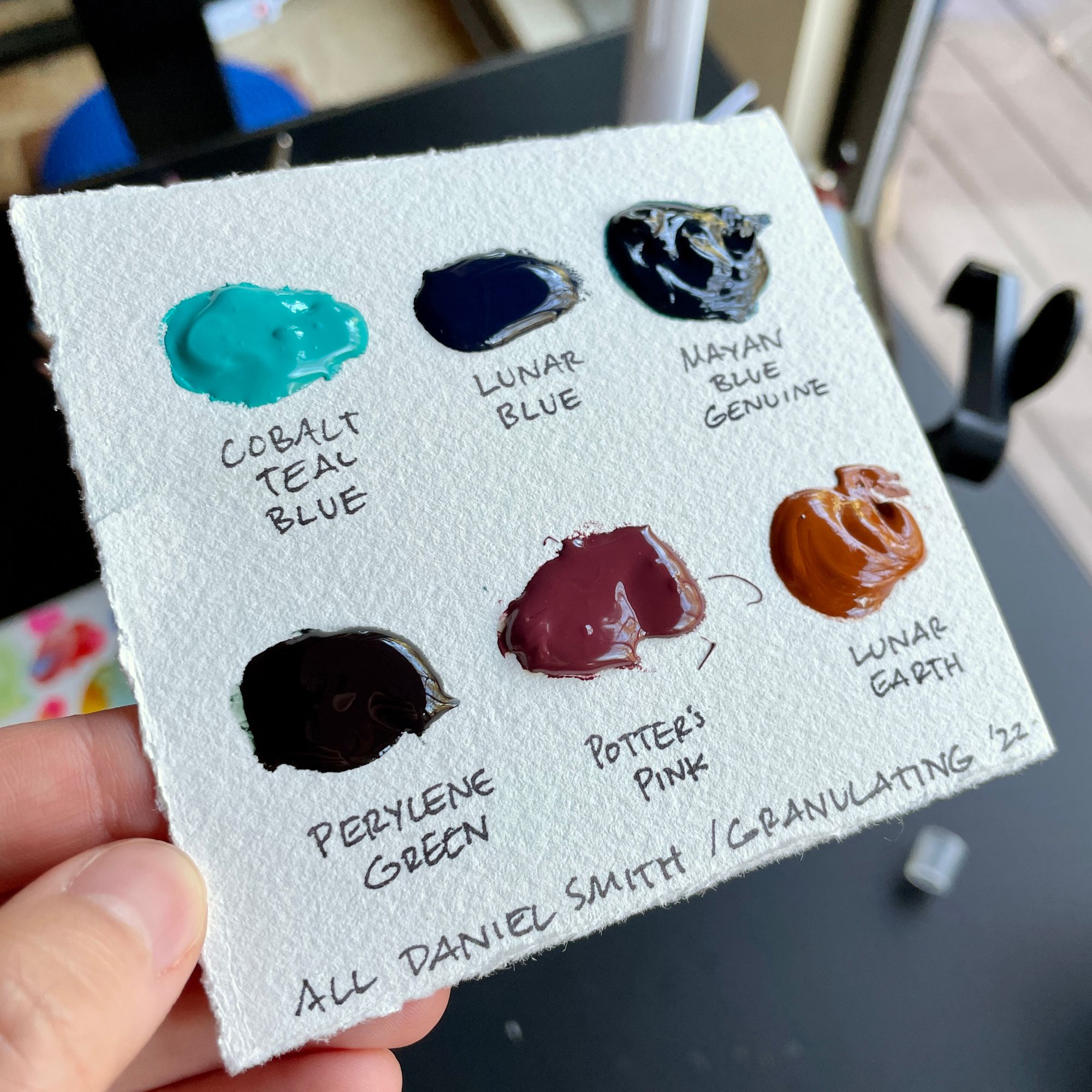 Watercolor Blob Cards